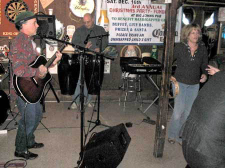 Paul, Rich and Jill doing some blues