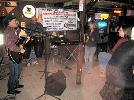 Paul, Rich and Jill playing some blues