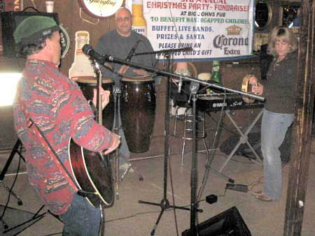 Paul, Rich and Jill playing some blues